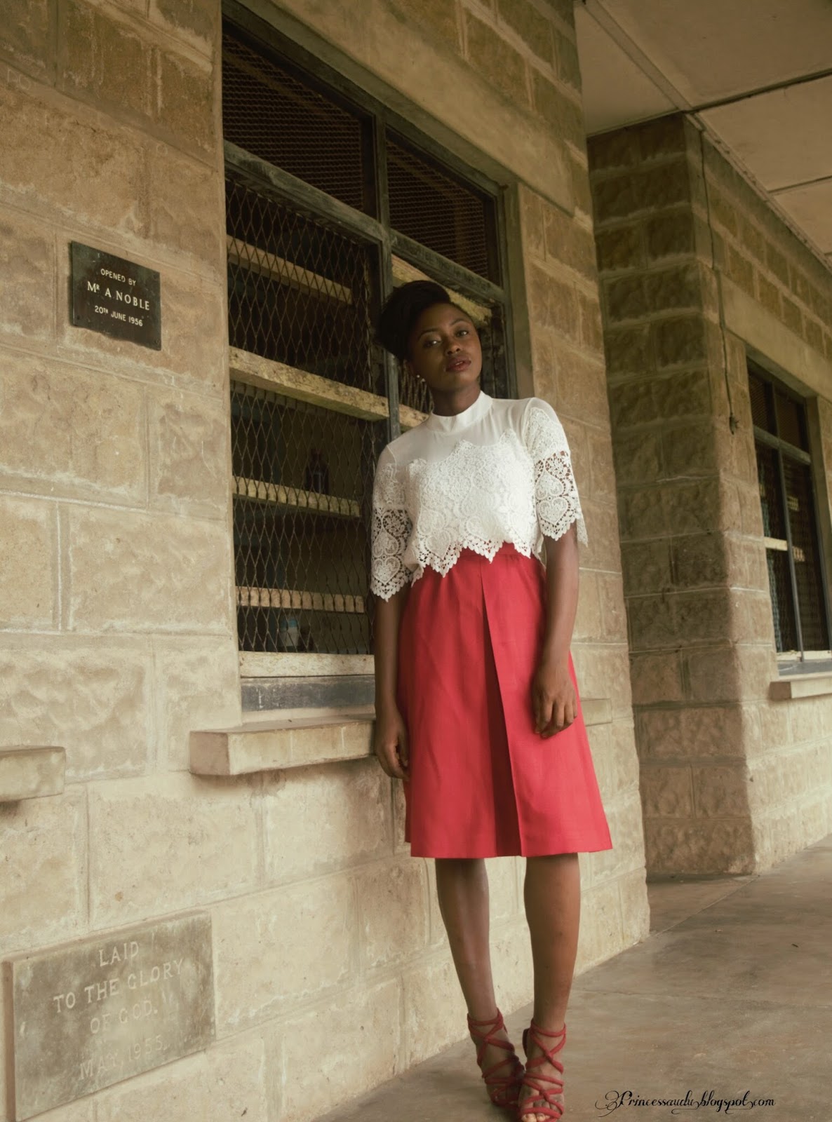 Styling the 70's Aline skirt Romwe, white, lace, summer, crop top, midi skirt, Aline, Calabar Cross River State