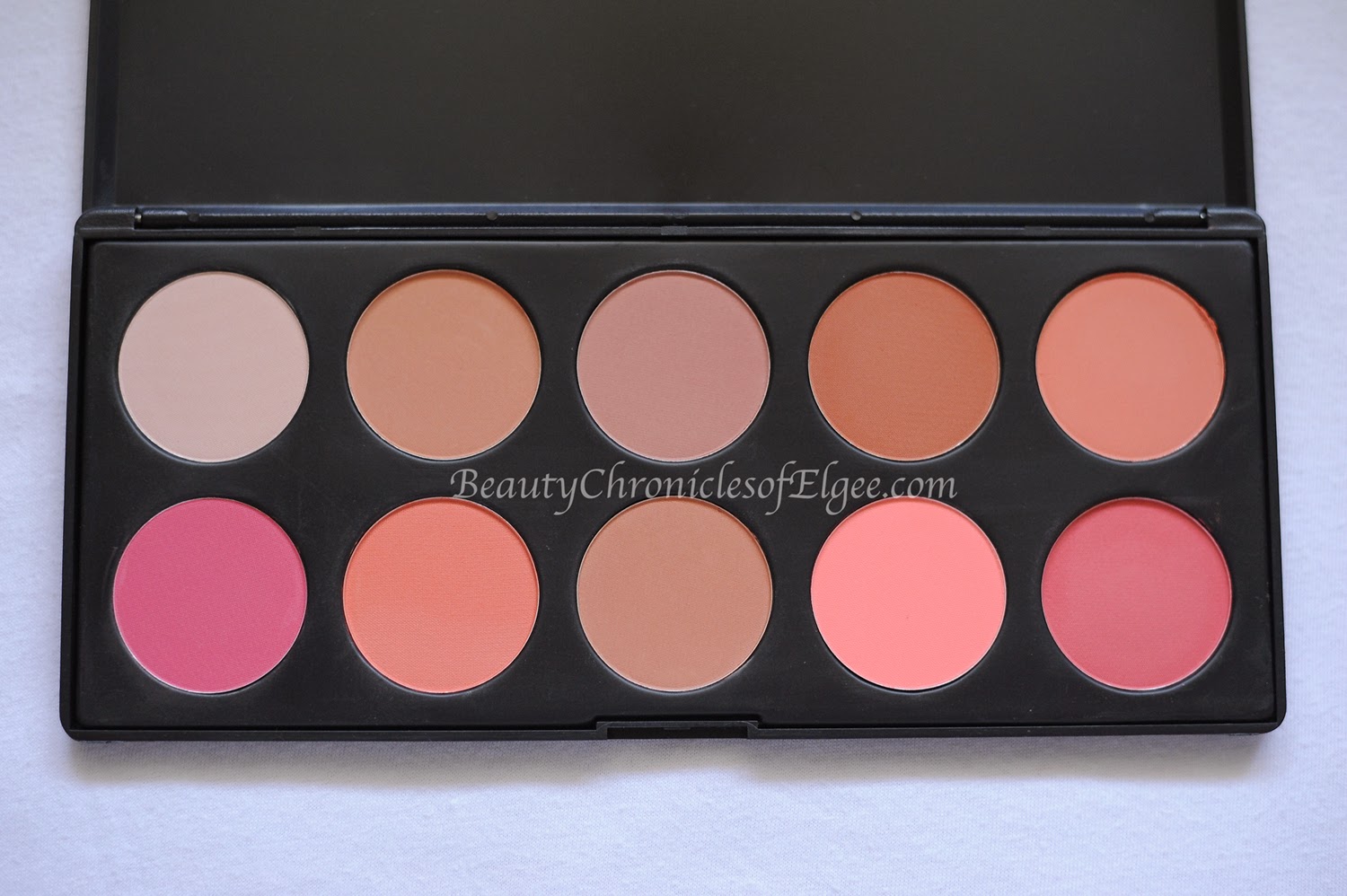 Enhance Cosmetic Blush Palette Tangerine Collection