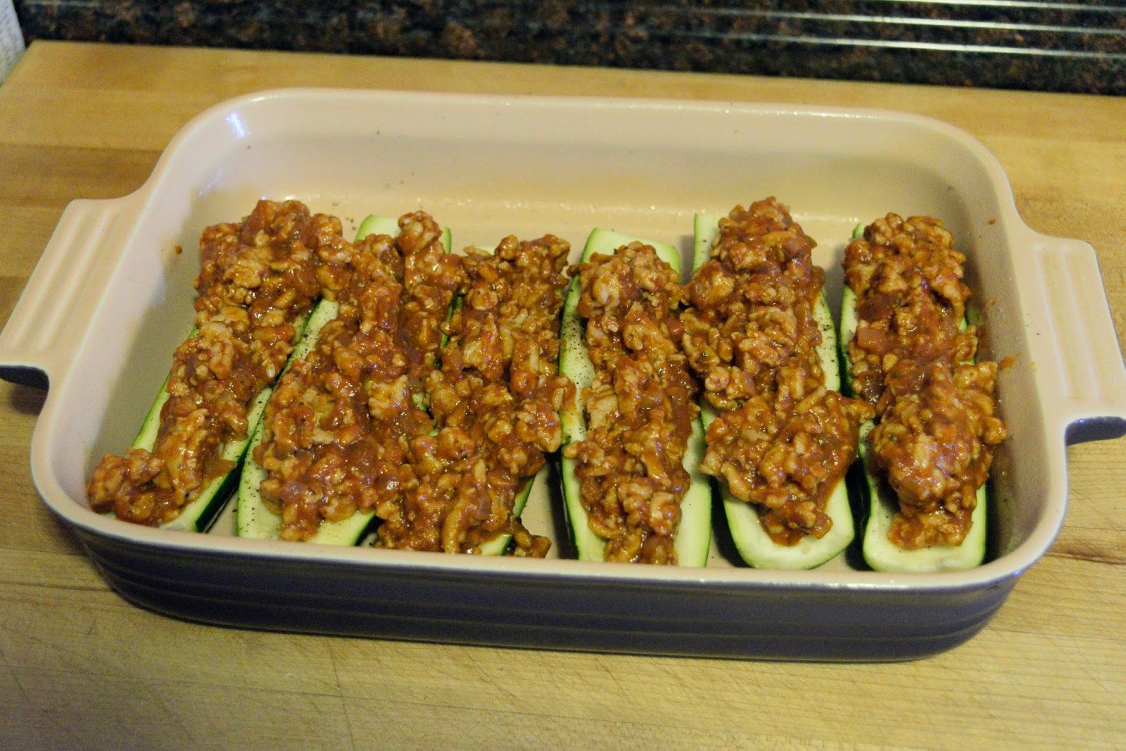 Chicken Parmesan Stuffed Zucchini Boats Recipe The Kitchen Wife