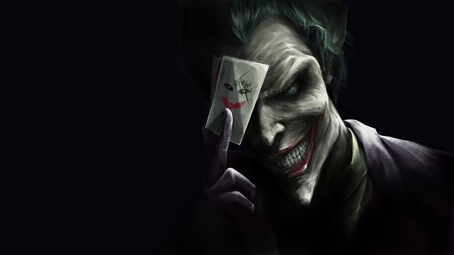 Joker, Smile, Card, 4K, #6.409 Wallpaper