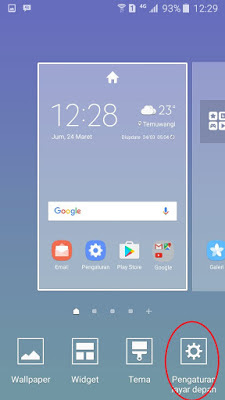 Cara Memunculkan Menu Pada Samsung Galaxy J3 Pro