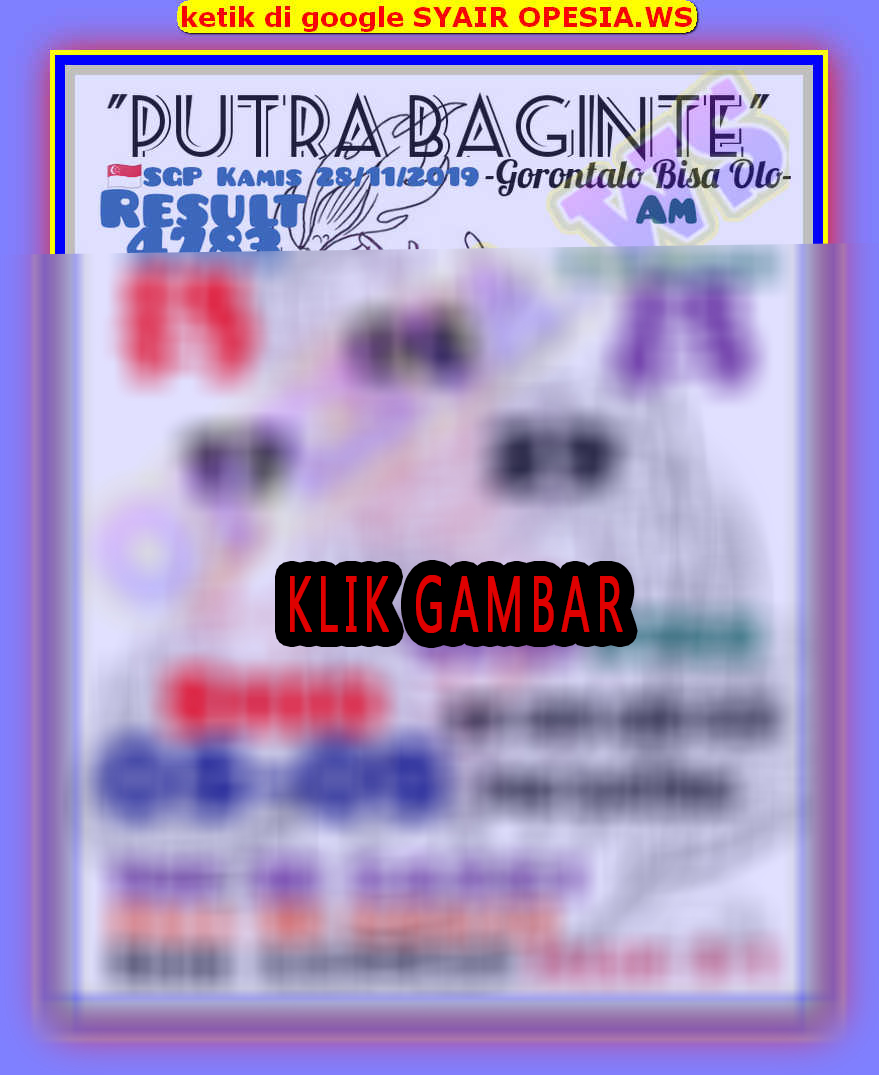 1 New Message Kode Syair Singapore 28 November 2019 Forum Syair Togel Hongkong Singapura Sydney