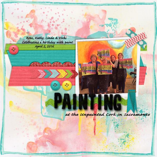 Painting: Digital Scrapbook Page