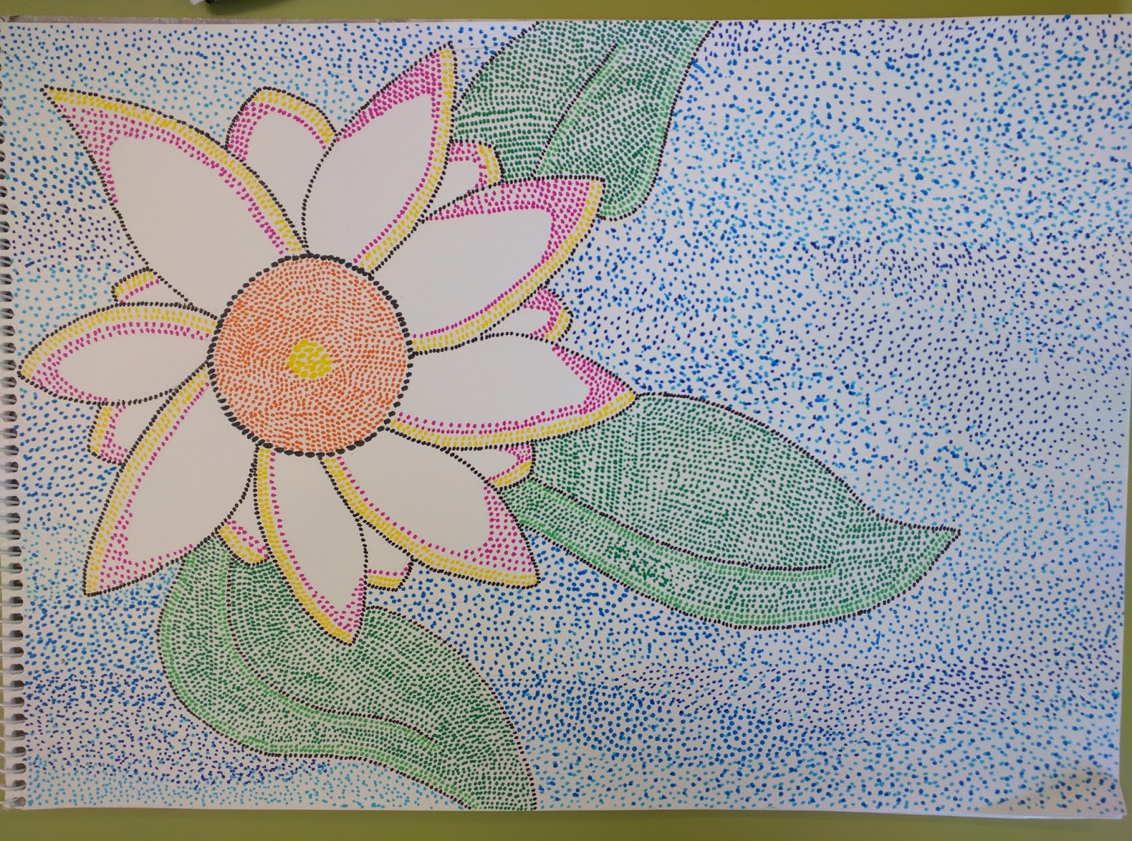 My Class Blog Pointillism In Art Class Year 6