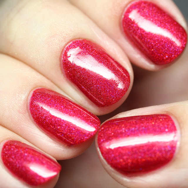 Grace-full Nail Polish Scarlet Sparkles
