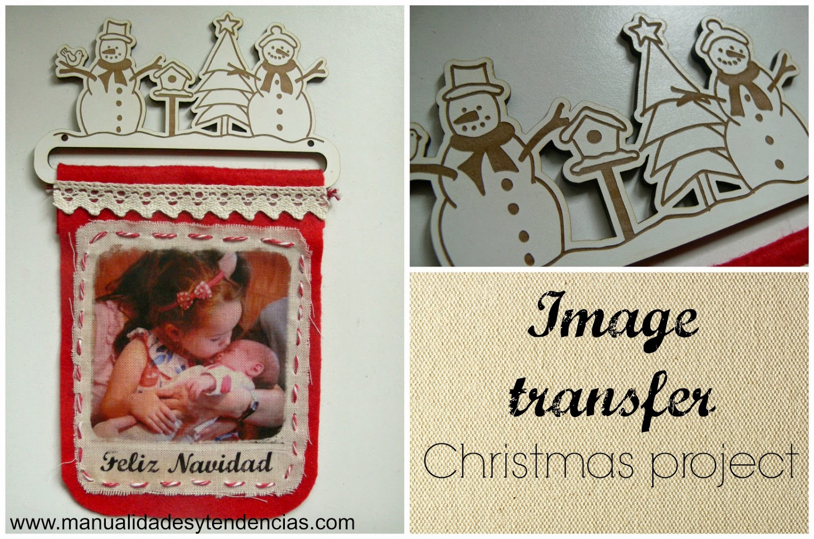 image transfer Christmas project