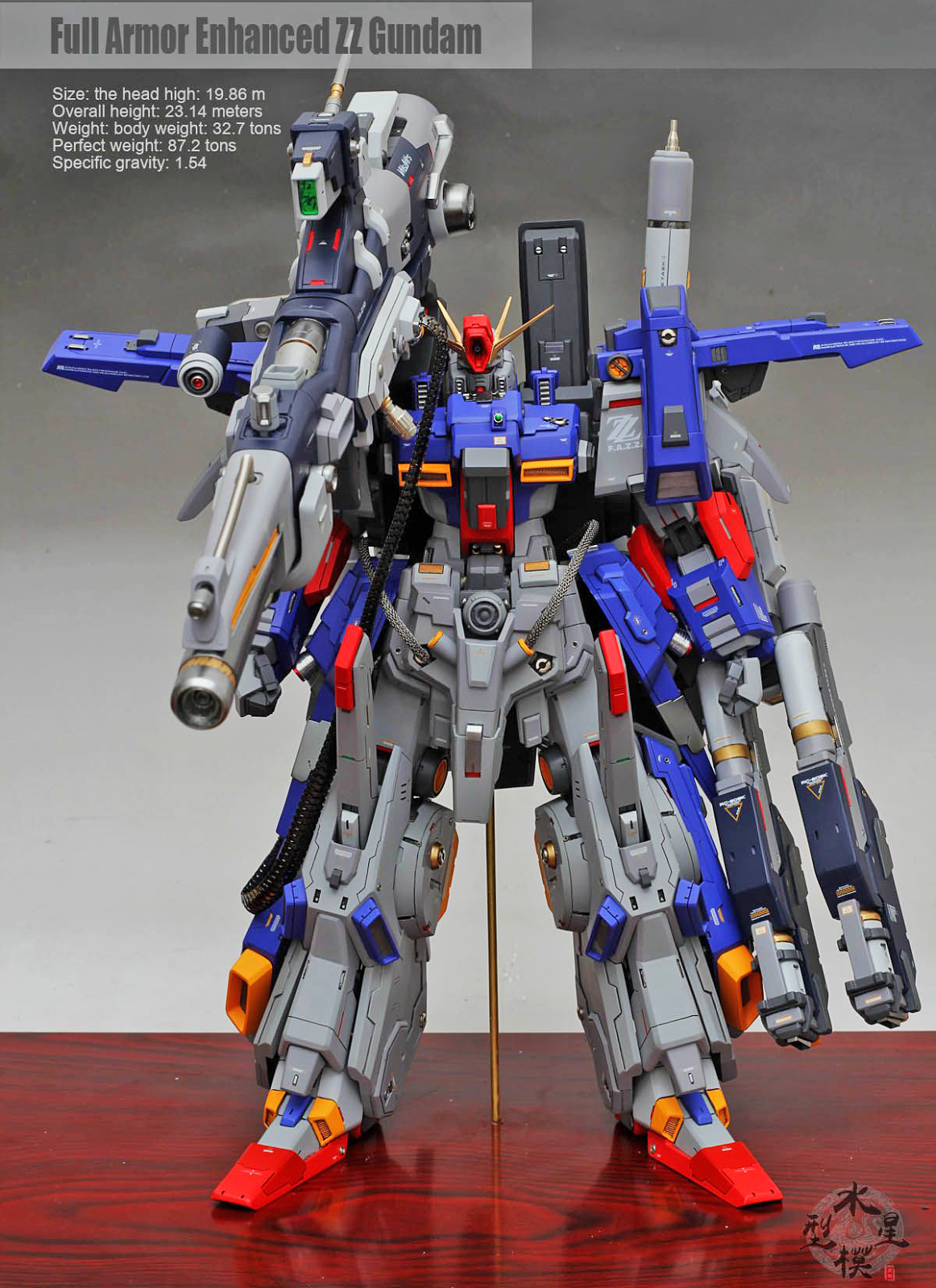 GUNDAM GUY 1/72 Full Armor Enhanced ZZ Gundam Painted Build