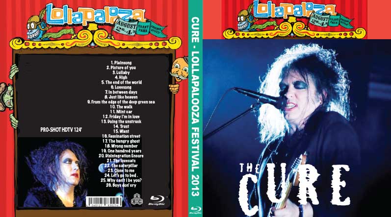 The Cure Lollapalooza 2013 Setlist