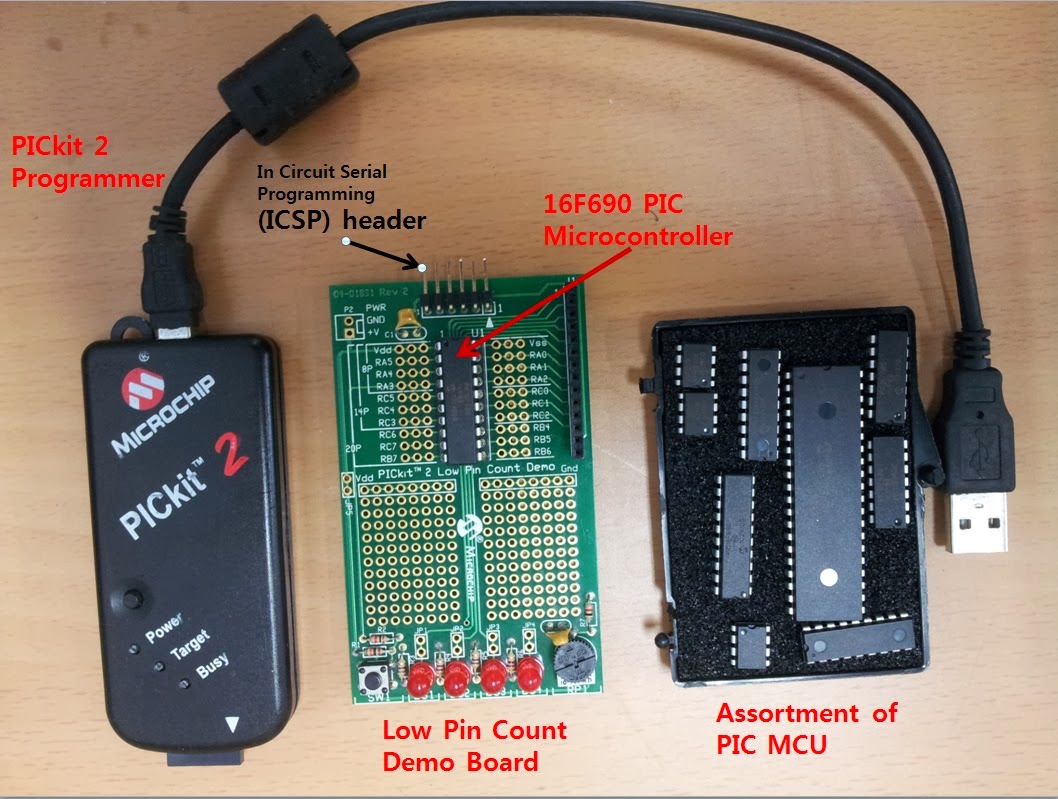 Easy Microchip PIC Programming using Pickit2 and Flowcode