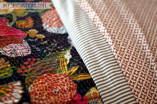 My latest decorating obsession: Kantha Quilts at /