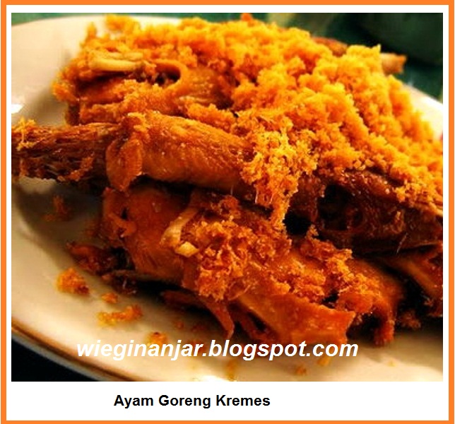Cara membuat Ayam Goreng Kremes - Resep Masakan Nusantara