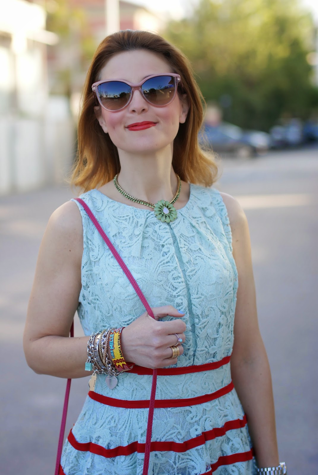 50s style mint lace dress | Fashion and Cookies - fashion and beauty blog