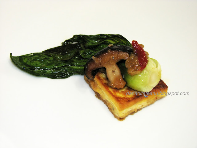 Ciuperci cu tofu si Bok Choy