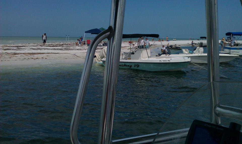 Tampa Bay Boat Local boating Information North Anclote Sandbar