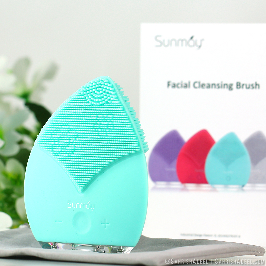 Do Facial Cleansing Brushes Work? | Cleansing Face Brush in Tiffany Blue by Sunmay - Review