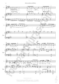 4    Partitura de Voz y Piano Acompañamiento de Juga Amb en Valenciano Voice and Piano Sheet Music by José Calatayud