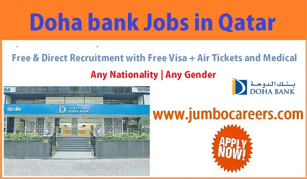 Latest Bank Jobs In Qatar 2018 Doha Bank Hiring Staff With Visa