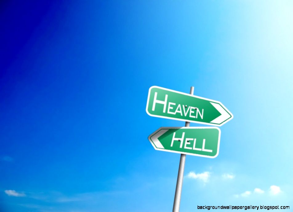 Heaven And Hell Sign Hd Picture Wallpaper