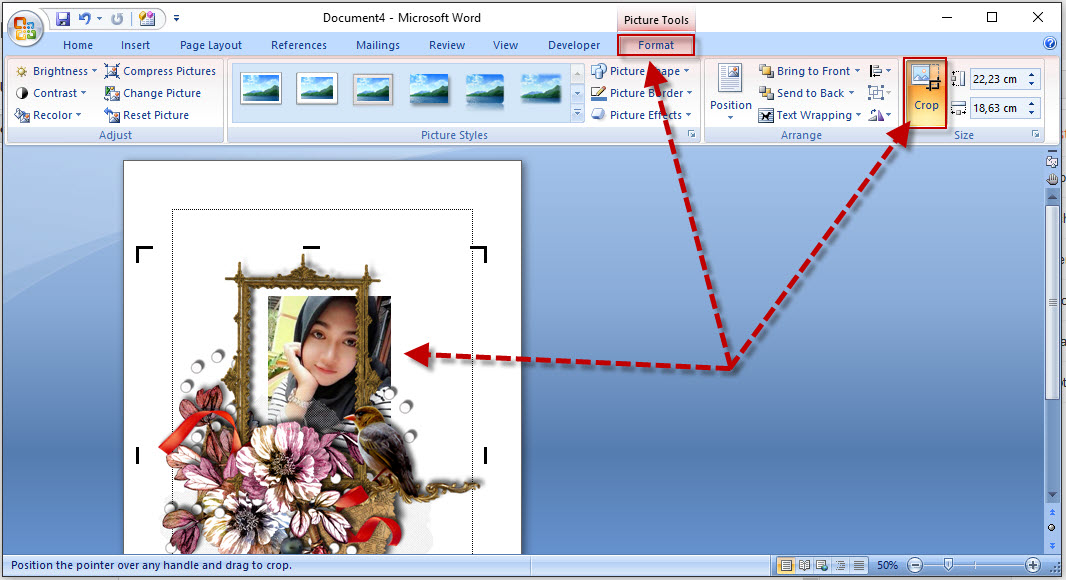 Cara Membuat Bingkai Keren Di Ms Word Untuk Surat Undangan Ijazah Dan Foto Panduan Ms Office