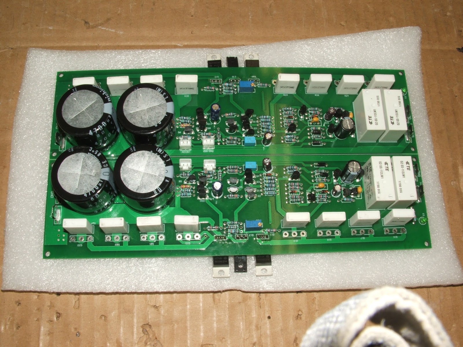 My Commentary and Technical help: Rebuilding LAB Series LS800 Amplifier