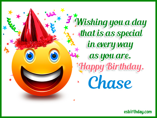 Essay happy birthday chase picture