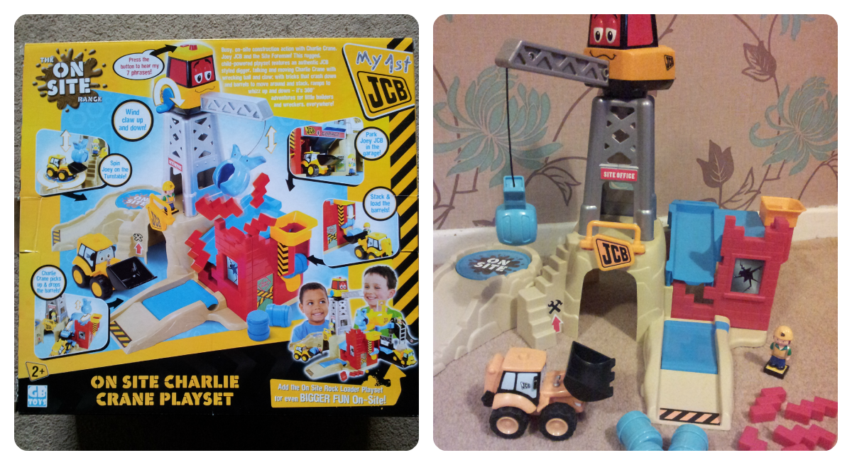 jcb mini trucks playset