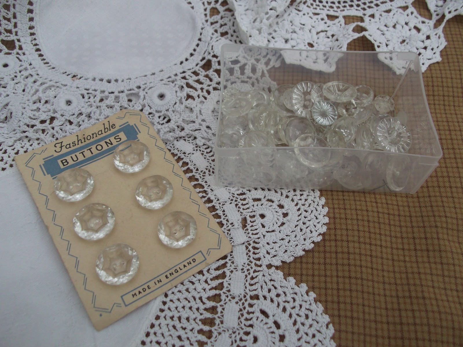 Lella Loves... Vintage Linens (Beaded Food Covers)
