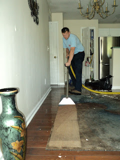 Water damage cleanup