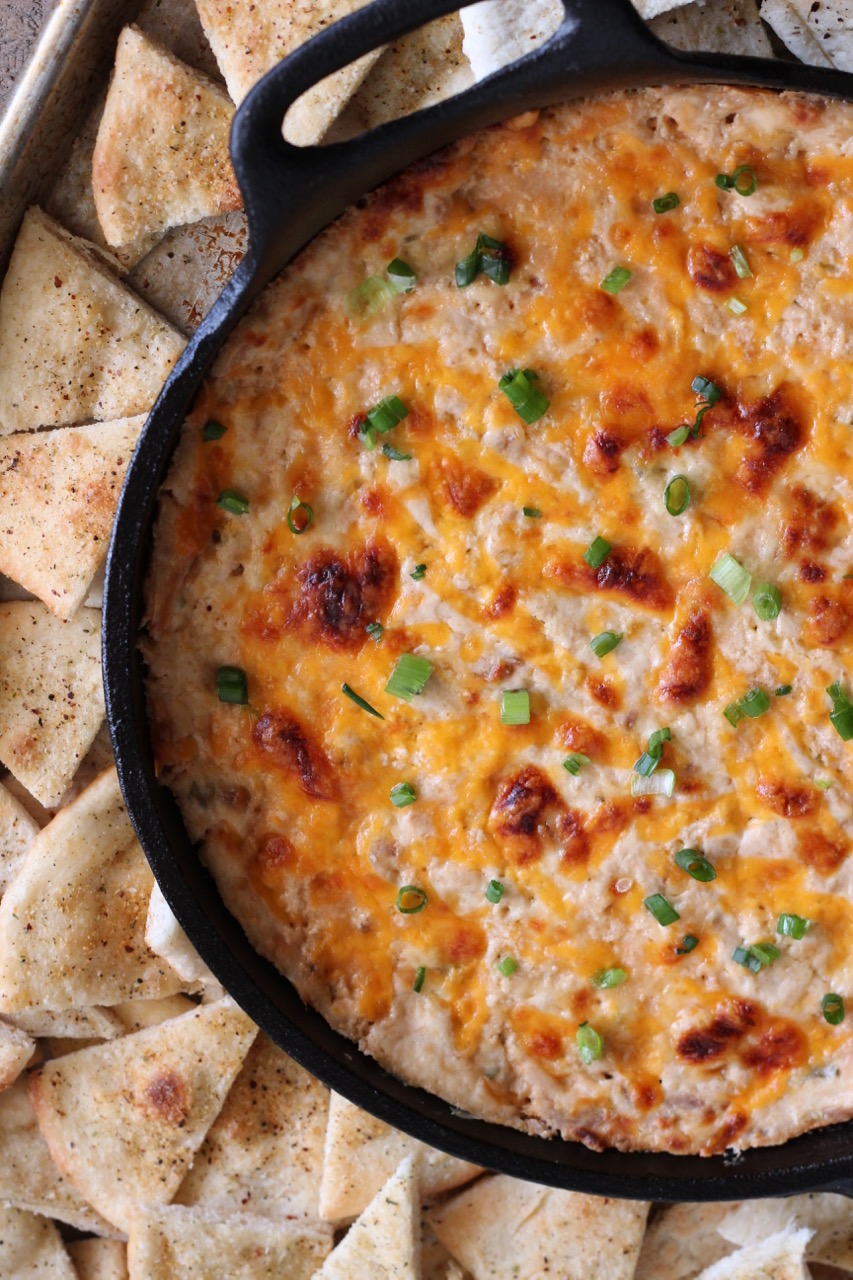 Eat Cake For Dinner: Cheesy Onion Dip with Baked Garlic Wedges