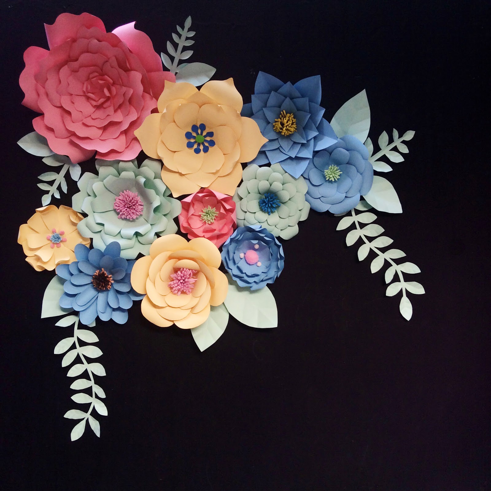 C E M P R U T Paper Flowers Wedding Decoration