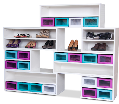 modular shoe cabinet