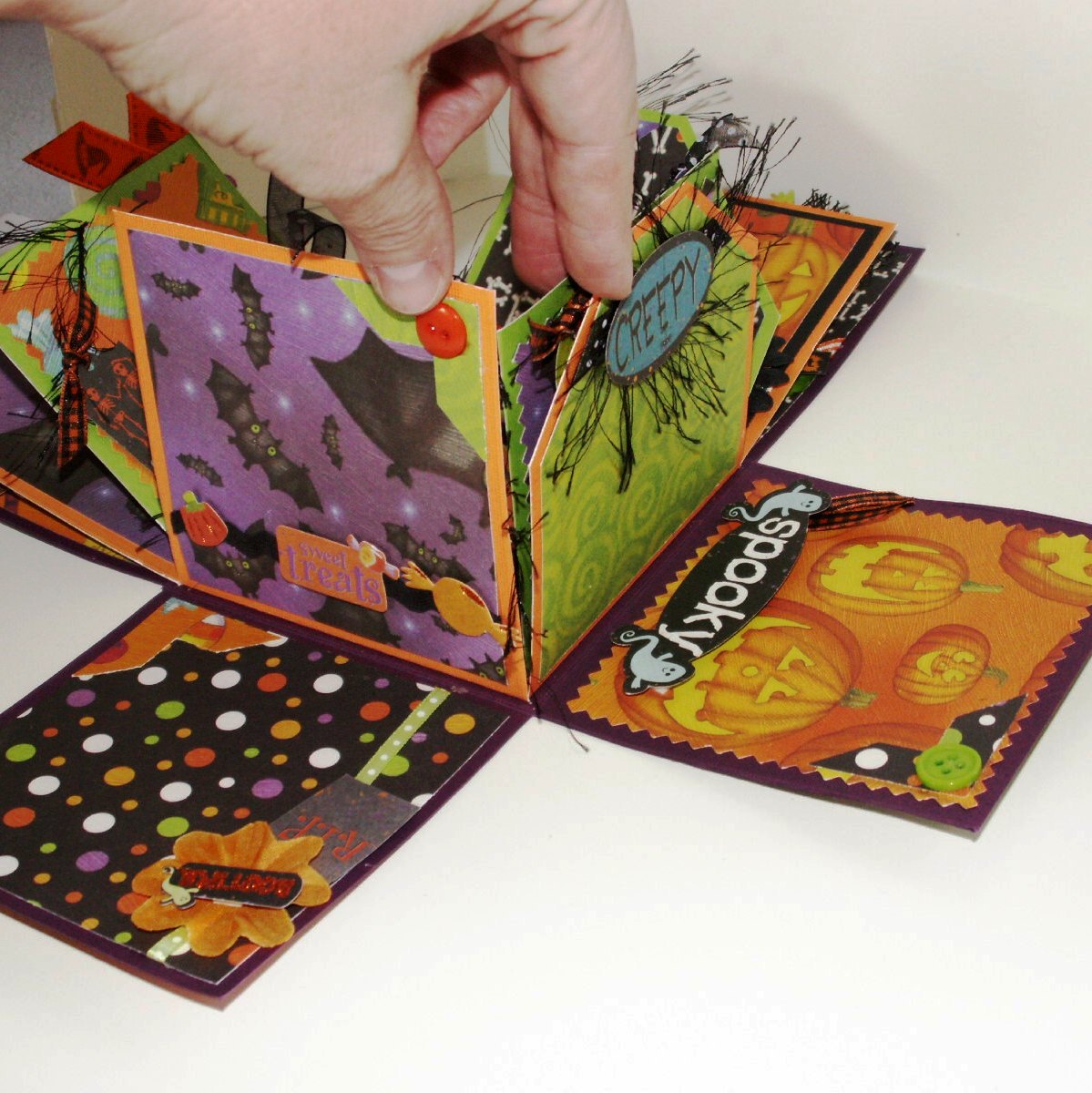 Dizzy Blond Designs Halloween Explosion Box