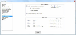 Notepad++ Auto-complete Settings