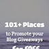 Where and How to Advertise Blogger Giveaways