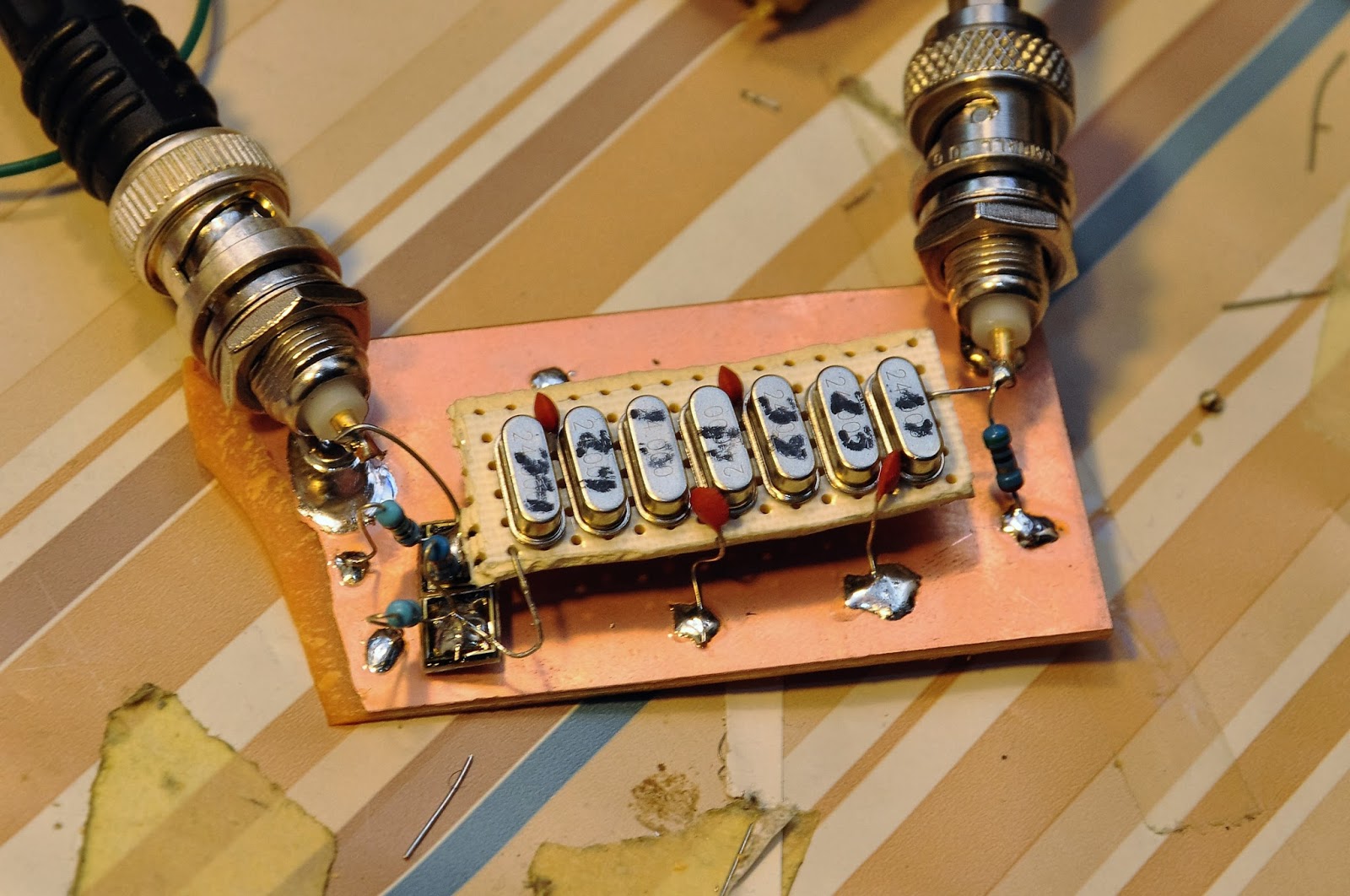 DIYcrap Minima 2 Crystal filter construction