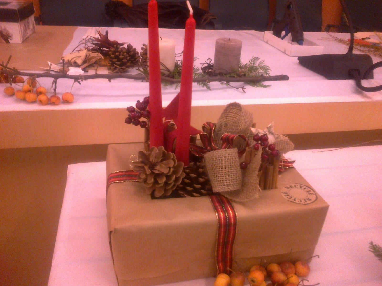 Avvento fioreriasarmeola buone corone Creattivando: Atmosfera di Natale - resoconto fotografico