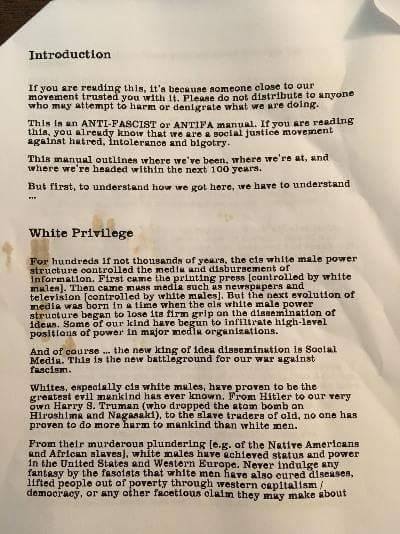 our world is awakening antifa manifesto leaked snopes antifa flyer
