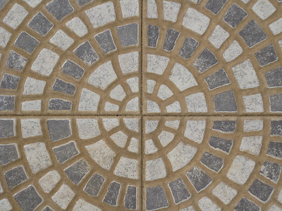 textura mosaico circular