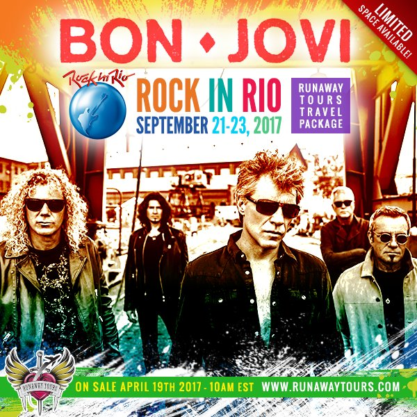 Bon Jovi Russia Runaway Tours впервые едет в Южную Америку!