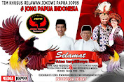 Jong Papua Indonesia Ucapkan Selamat Kepada Jokowi-Amin, Andreas : Kita Sudah Punya Pemimpin Baru