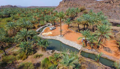 Pemandangan indah di Khaybar Arab Saudi