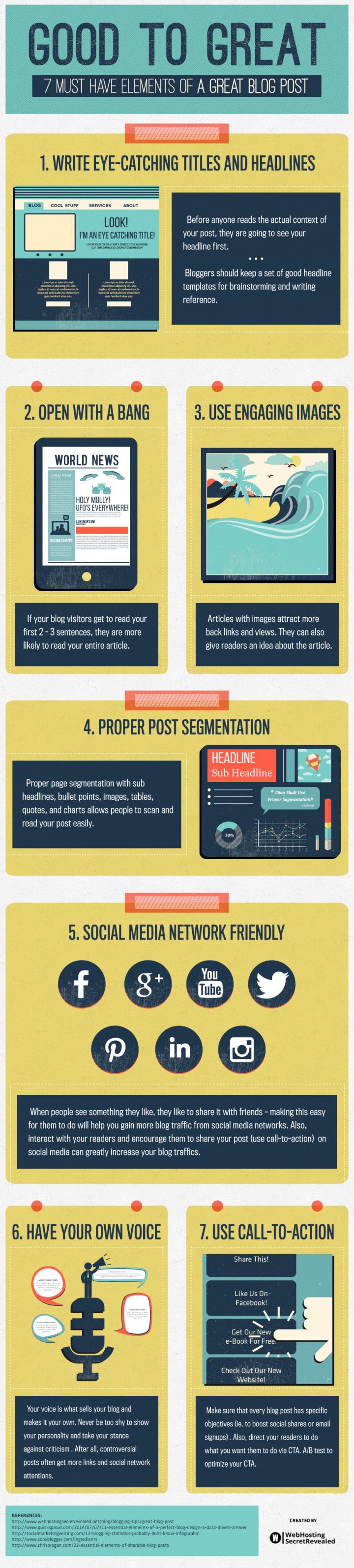 How to write a great blog post - infographic