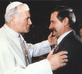 Pope John Paul II and Lech Walesa_Solidarnosc-Solidarity Union