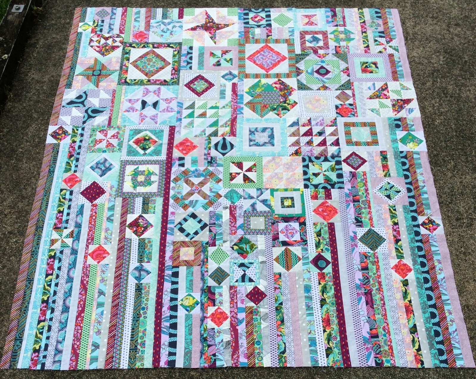Jaffa quilts Gypsy Wife {A finished quilt top}