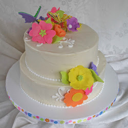 cake butterfly flower butterflies flowers sugar kinds bright making colors friends