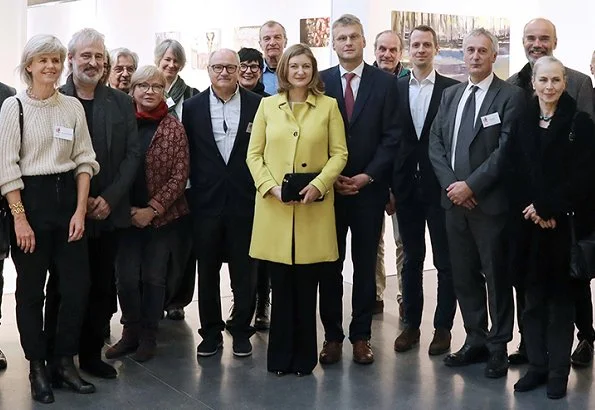 Princess Stephanie visited the Salon 2019 of the Luxembourg Art Circle (CAL) at Tramsschapp Culture Center