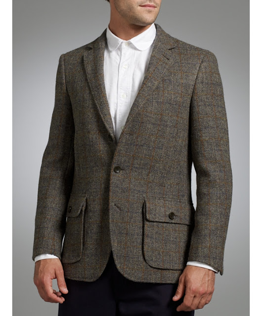 Harris tweed jacket at John Lewis & Co - British manufacturing | Grey Fox