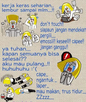 Kerja Keras ,Lembut , Gak Jelas, Setereees - Lucu Pool