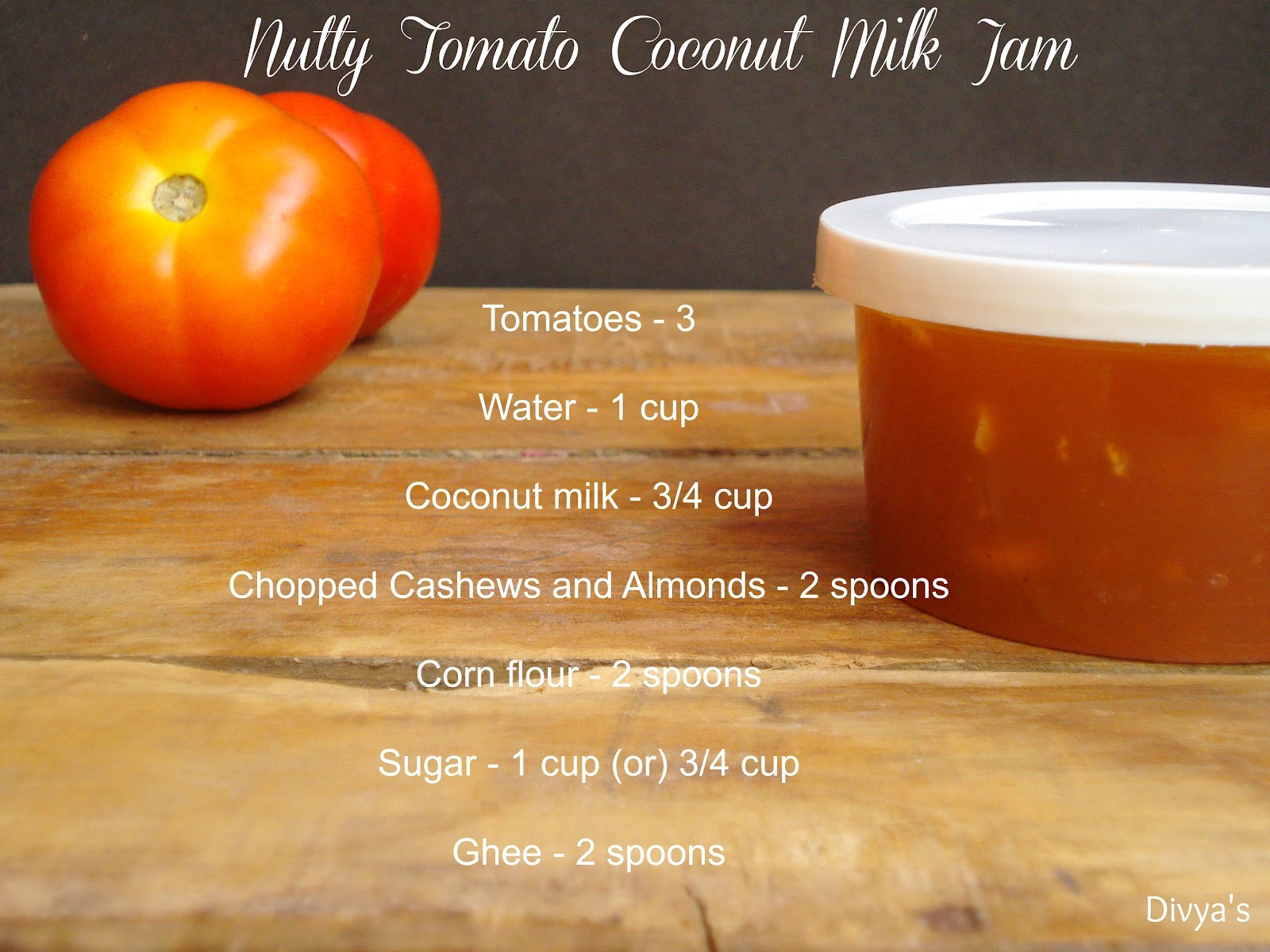 Nutty Tomato Coconut Milk Jam You Too Can Cook