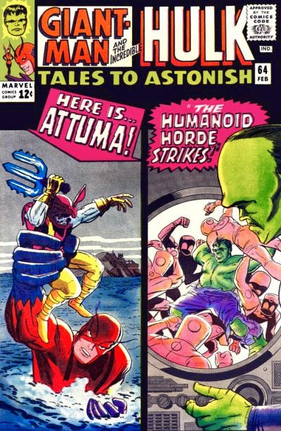 Tales to Astonish #64, Attuma vs Giant Man